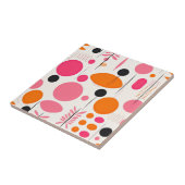 Modernes Muster - Bohemisches ReTRO im Mittelalter Fliese (Seite)