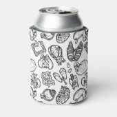 Modernes Muster der Anatomie der Biowissenschaft Dosenkühler (Kanne Rückseite)