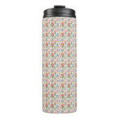 Modernes Muster der Aquarellfarben-Blume Thermosbecher (Vorderseite)