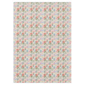 Modernes Muster der Aquarellfarben-Blume Tischdecke (Vorderseite)
