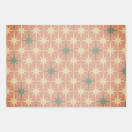 Modernes Muster der atomaren Sternexplosion im Mit Geschenkpapier Set (Vorderseite 3)