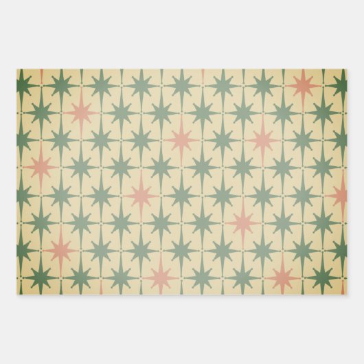 Modernes Muster der atomaren Sternexplosion im Mit Geschenkpapier Set (Vorderseite 2)