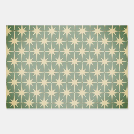 Modernes Muster der atomaren Sternexplosion im Mit Geschenkpapier Set (Vorderseite)