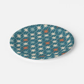 Modernes Muster der atomaren Sternexplosion Mitte Pappteller (Schrägansicht)