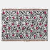 Modernes Muster der Lippenstift-LippenB&W Decke (Vorderseite)