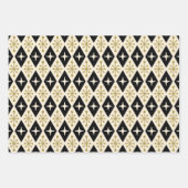 Modernes Muster der Sternexplosion Mitte des Jahrh Geschenkpapier Set (Vorderseite 3)