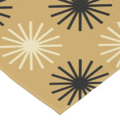 Modernes Muster der Sternexplosion Mitte des Jahrh Kurzer Tischläufer (Ecke)