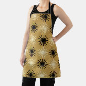 Modernes Muster der Sternexplosion Mitte des Jahrh Schürze (InSitu)