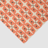 Modernes Muster der Sternexplosion Mitte des Jahrh Seidenpapier (Ausschnitt)