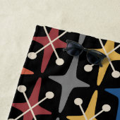 Modernes Muster der Sternexplosion Mitte des Jahrh Strandtuch (Beispiel)