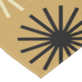 Modernes Muster der Sternexplosion Mitte des Jahrh Tischdecke (Schrägansicht)