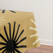 Modernes Muster der Sternexplosion Mitte des Jahrh Tischdecke (Beispiel)