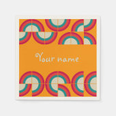 Modernes Muster des 2. Jahrhunderts Serviette (Vorderseite)