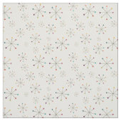 Modernes Muster des Atomzeitalters Mitte des Jahrh Stoff (Muster)