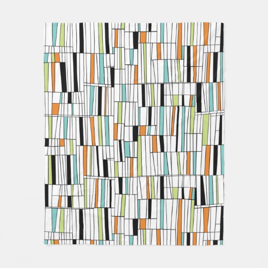 Modernes Muster des Mittelalters Fleecedecke (Vorderseite)