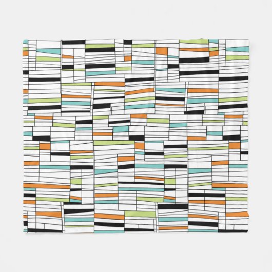 Modernes Muster des Mittelalters Fleecedecke (Vorderseite (Horizontal))