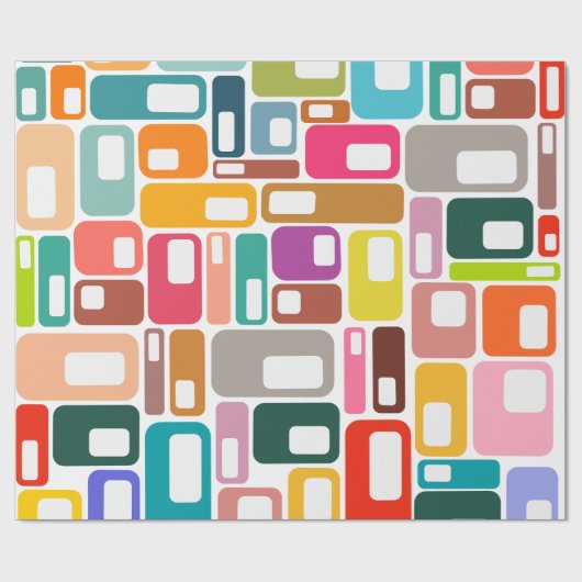 Modernes Muster des Mittelalters Geschenkpapier (Flach)