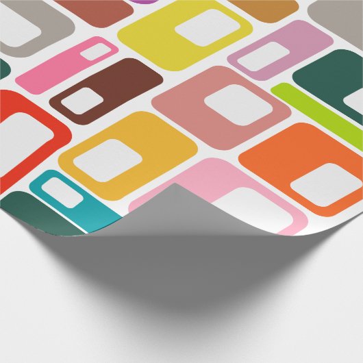 Modernes Muster des Mittelalters  Geschenkpapier (Ecke)