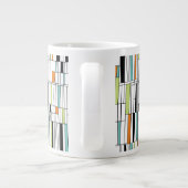 Modernes Muster des Mittelalters Jumbo-Tasse (Rückseite)