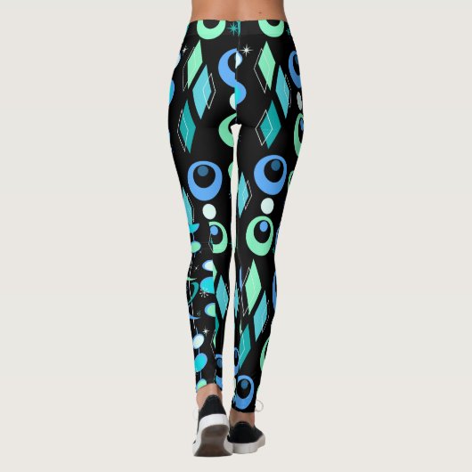 Modernes Muster des Mittelalters Leggings (Rückseite)