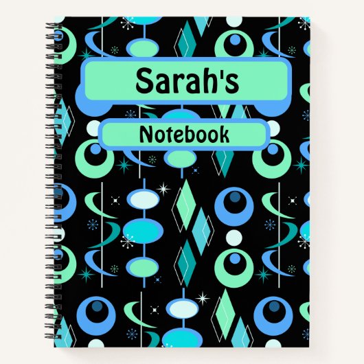 Modernes Muster des Mittelalters Notizblock (Vorderseite)