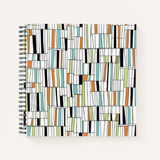 Modernes Muster des Mittelalters Notizblock (Vorderseite)