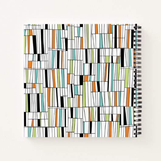 Modernes Muster des Mittelalters Notizblock (Rückseite)