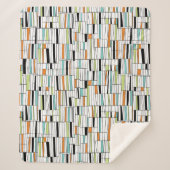 Modernes Muster des Mittelalters Sherpadecke (Vorderseite)