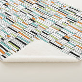 Modernes Muster des Mittelalters Sherpadecke (3/4)