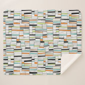 Modernes Muster des Mittelalters Sherpadecke (Vorderseite (Horizontal))