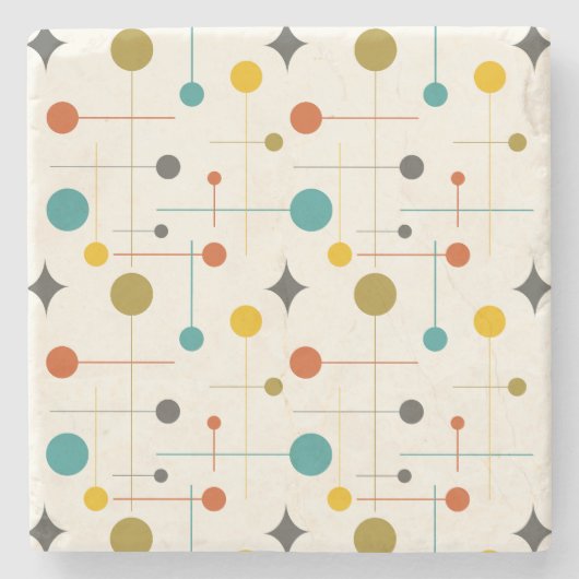 Modernes Muster des Mittelalters Steinuntersetzer (Vorderseite)