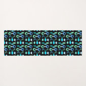 Modernes Muster des Mittelalters Yogamatte (Rückseite (Horizontal))