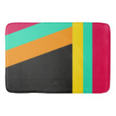 Modernes Muster, diagonal und vertikal, Badematte (Vorderseite)