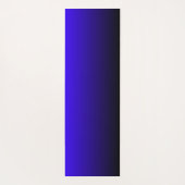 Modernes Muster eines blauen Hahnentrittmusters Yogamatte (Rückseite)