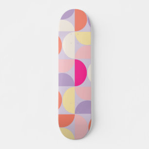 Modernes Muster - farbenfrohe Collage aus dem Mitt Skateboard