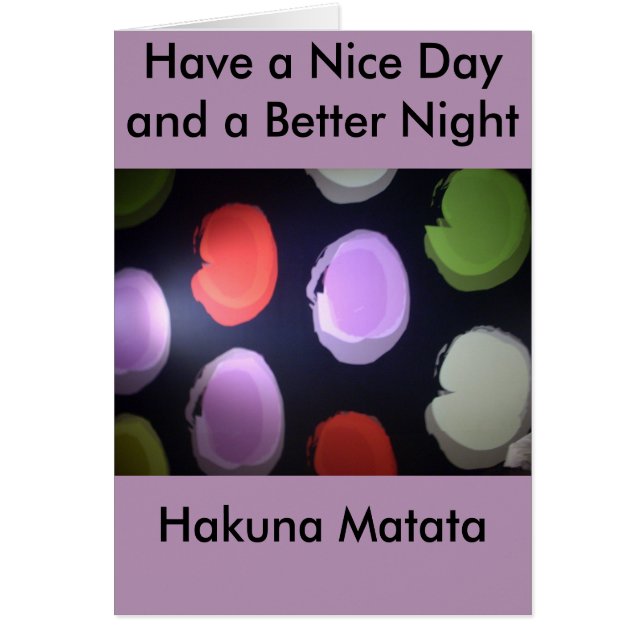 Modernes Muster: Farbiges Polka Dot Pattern (Vorne)