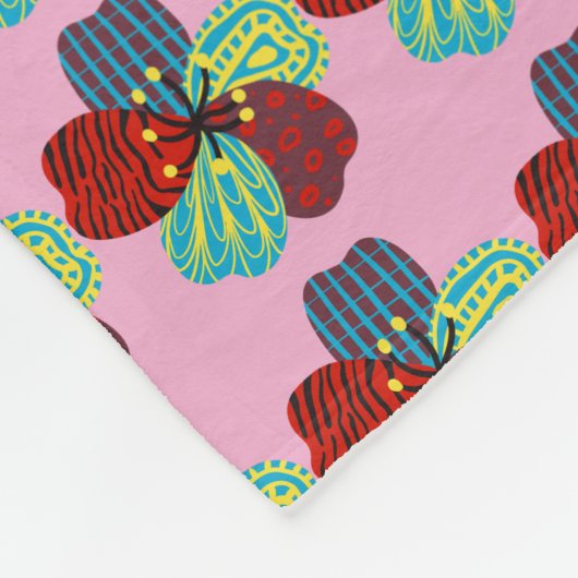 Modernes Muster Fleecedecke (Ecke)