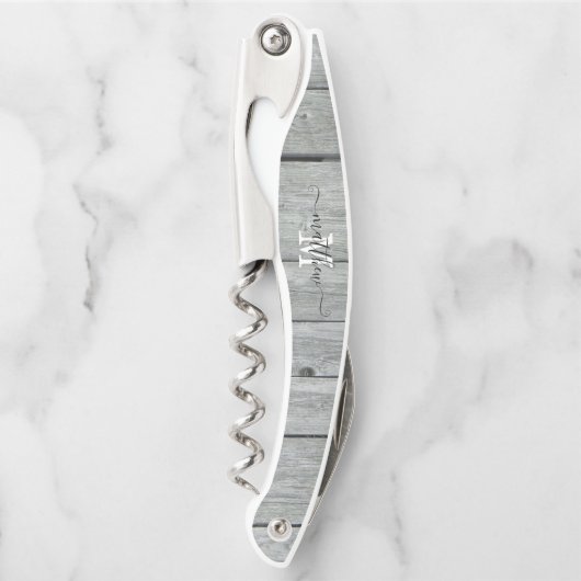 Modernes Muster für das Muster der Ländermonogramm Kellnermesser (Vorderseite)