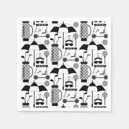 Modernes Muster für Golf-Equipment und Zubehör Serviette