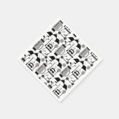 Modernes Muster für Golf-Equipment und Zubehör Serviette (Ecke)