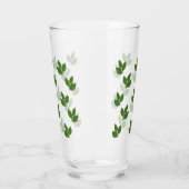 Modernes Muster für Green Bay-Blätter Glas (Links)