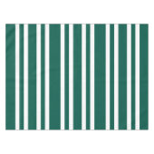 Modernes Muster für grüne Streifen Tischdecke (Vorderseite (Horizontal))