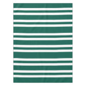 Modernes Muster für grüne Streifen Tischdecke (Vorderseite)