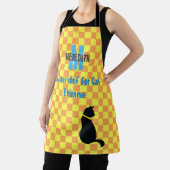 Modernes Muster für hellorange und sonnengelbe Kar Schürze (InSitu)