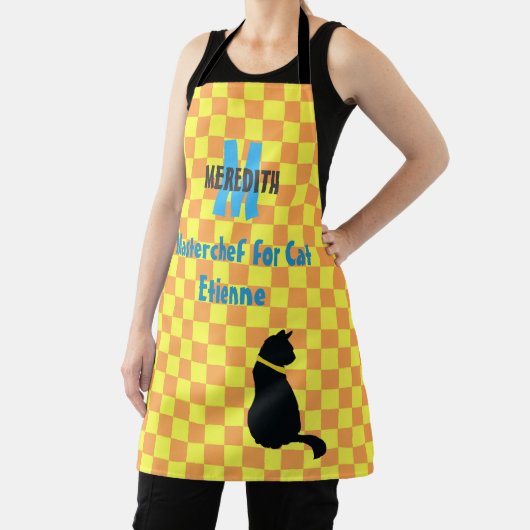 Modernes Muster für hellorange und sonnengelbe Kar Schürze (InSitu)