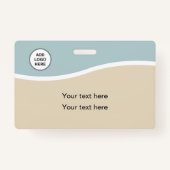 Modernes Muster für minimale ID-Logos Ausweis (Vorderseite)