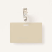 Modernes Muster für minimale ID-Logos Ausweis (Rückseite mit Klammer)