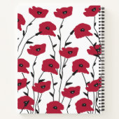 Modernes Muster für Monogramm-Pupien Notizblock (Rückseite)