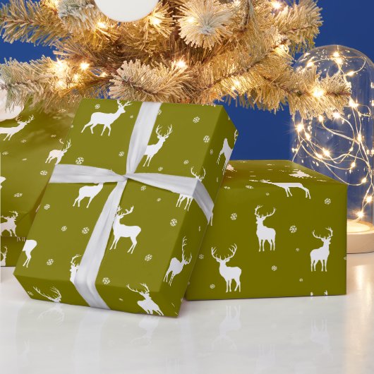 Modernes Muster für Schneeflocken Geschenkpapier (Feiertage)