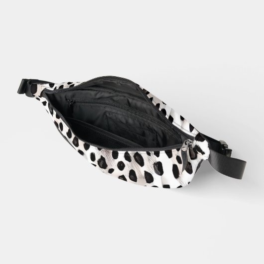 Modernes Muster für Tierhautleopard Bauchtasche (Offen)